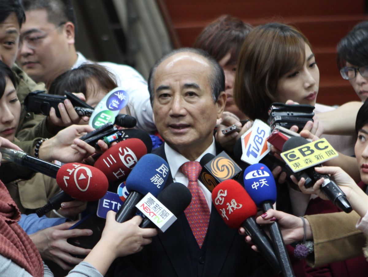 立法院前院長王金平25日親自出面還原進總統府協調管中閔案的過程。（圖／記者葉滕騏攝,2018.12.25）