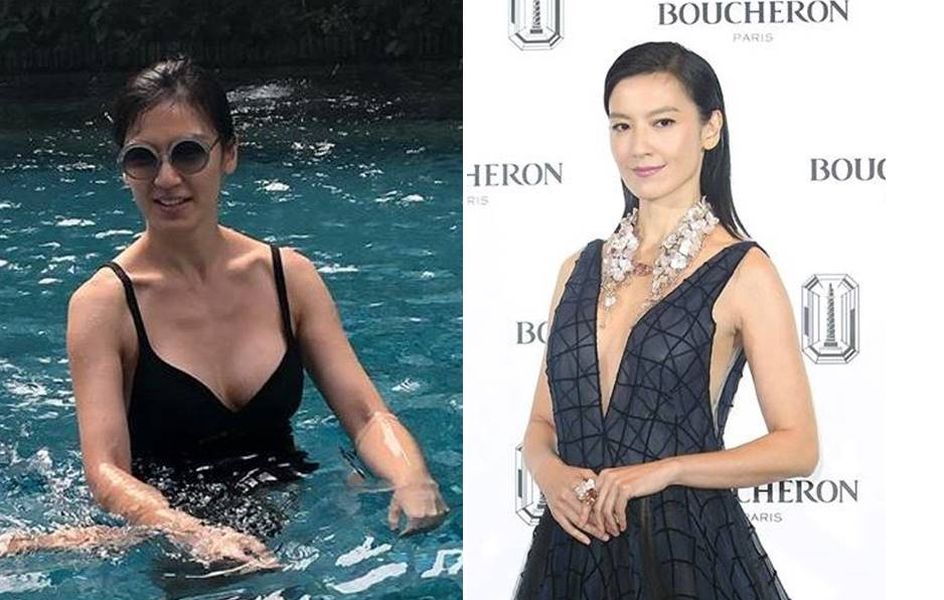 ▲林熙蕾大曬爆乳。（圖／翻攝林熙蕾臉書）