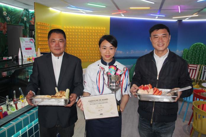 影／鹿港義式冰淇淋山風藍得到華南區大賽冠軍
