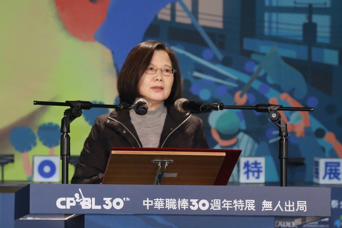 蔡英文總統出席職棒30周年特展（圖／葉政勳攝）