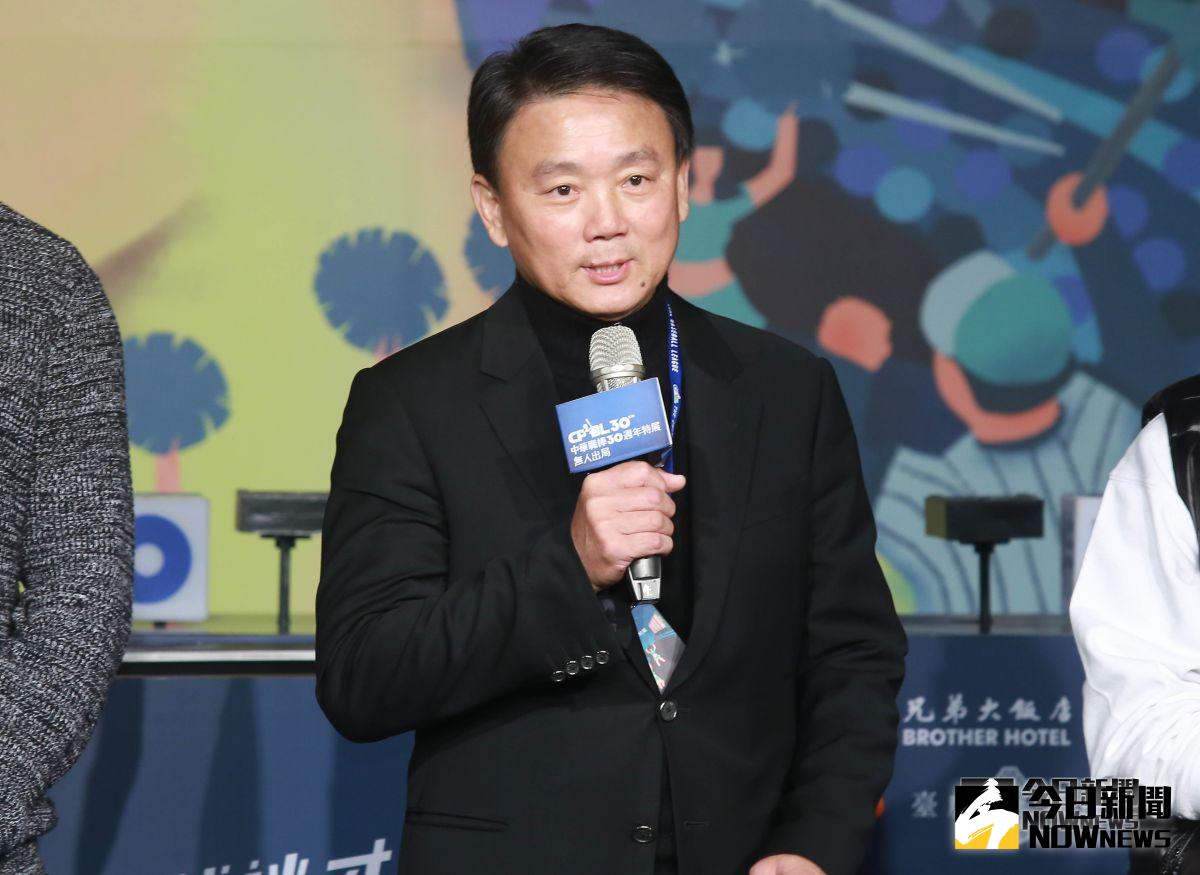 ▲洪一中出席「中華職棒30周年展開幕記者會」。（圖／記者葉政勳攝 , 2018.12.28）