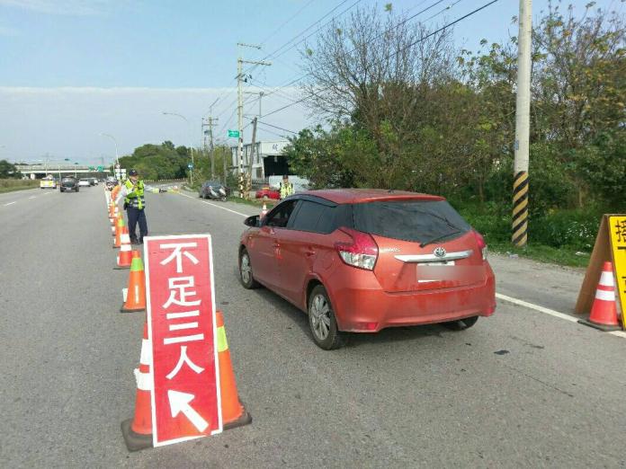 國道3號大溪交流道南下匝道管制