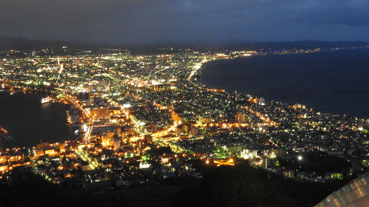 函館山夜景。（圖／黃建霖攝）