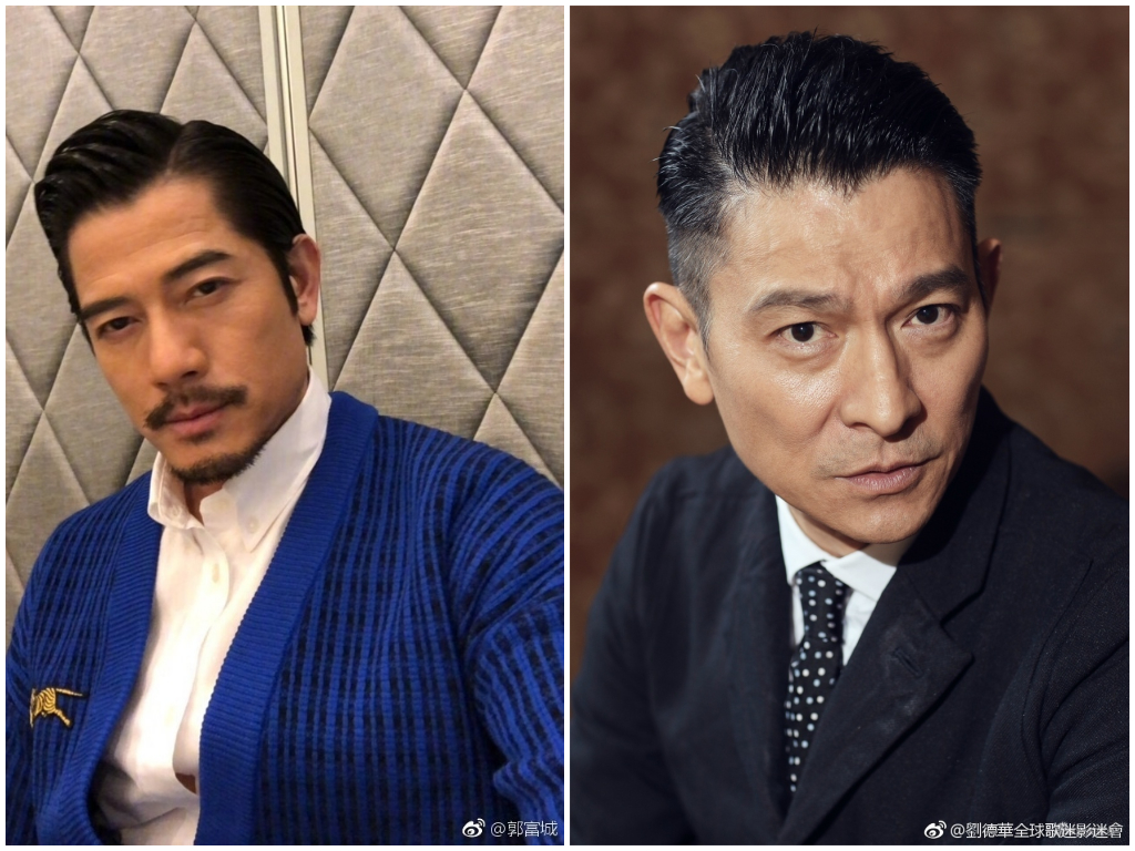 ▲網友評選有年紀依舊很帥的明星。(圖 / 翻攝自微博)