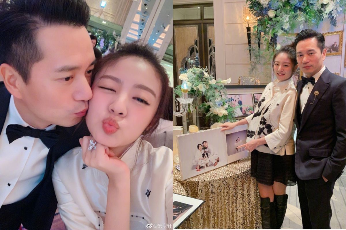  ▲安以軒穿衣寬鬆疑似有喜。（圖／翻攝微博）
