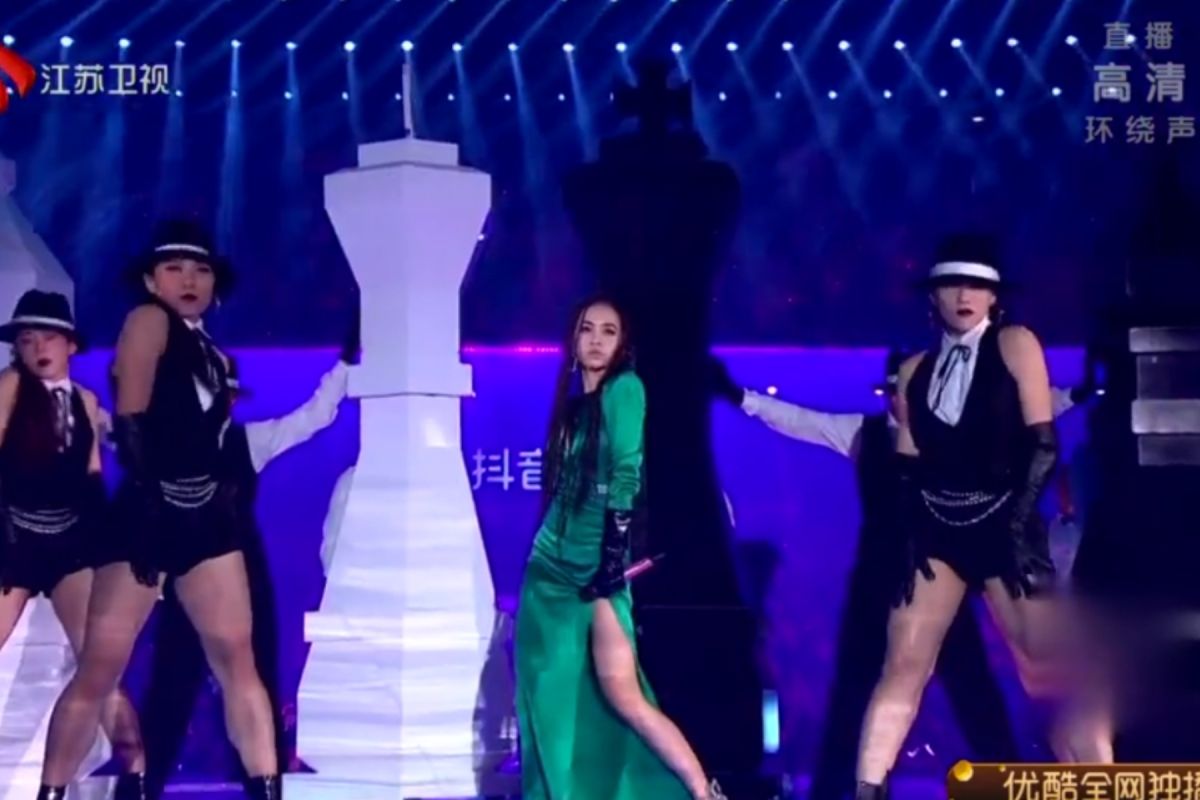  ▲蔡依林今年跨年在江蘇衛視。（圖／翻攝微博）