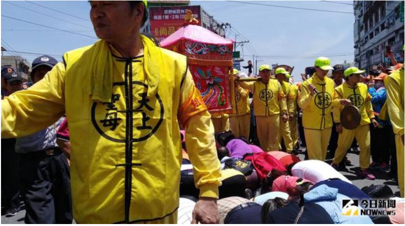 白沙屯媽祖鑾轎。圖中。（圖／NOWnews資料圖）