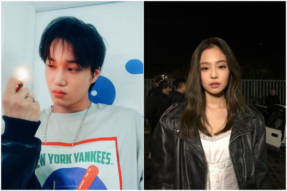 ▲EXO成員Kai（左）跟BLACKPINK的Jennie交往中。（圖／IG）