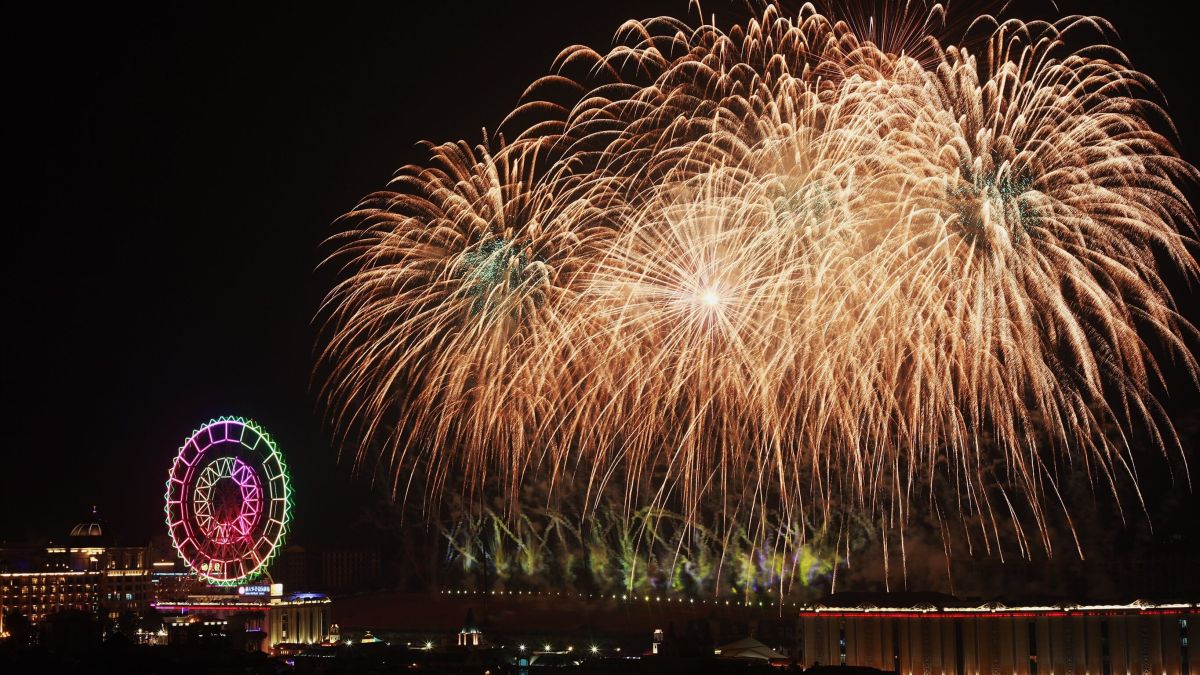 ▲義大世界3D藝術跨年煙火秀，全台最長999秒超驚豔。（圖／記者陳美嘉攝, 2018.12.31）