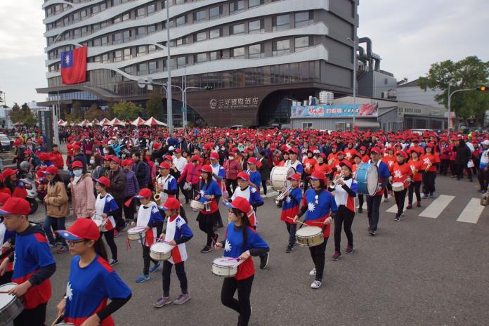 雲林元旦升旗　「旗」海飄揚迎新年