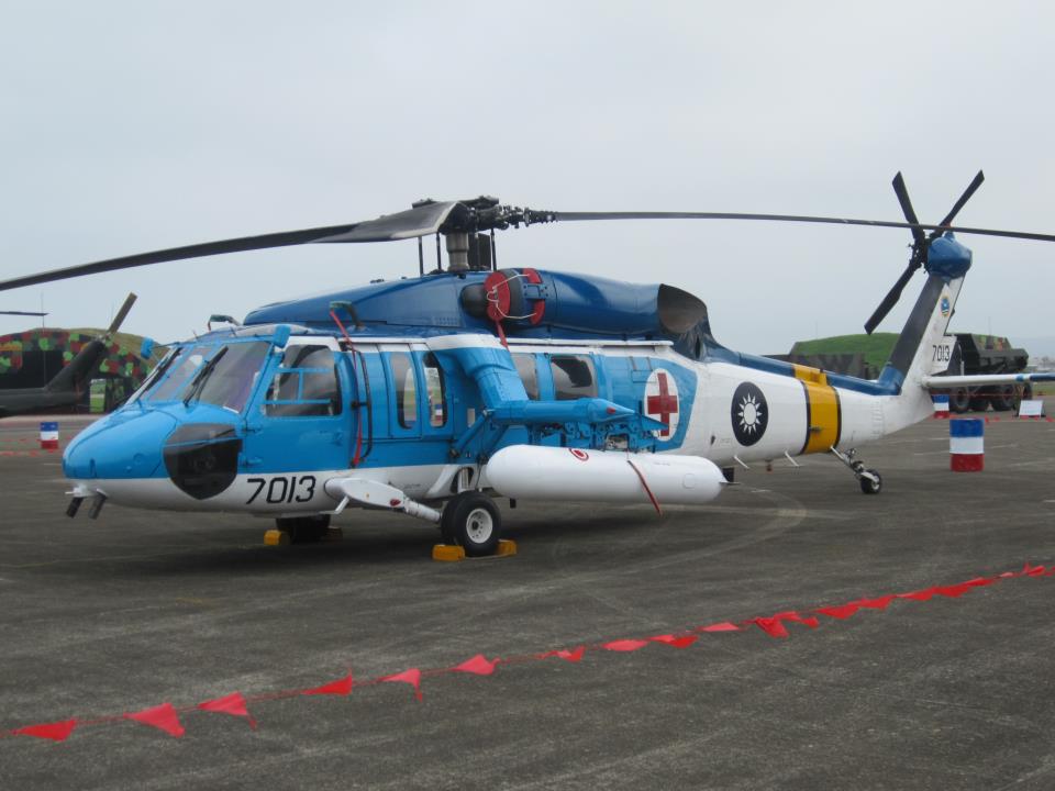 ▲空軍海鷗救護隊S-70C直升機。（圖／記者呂炯昌攝）