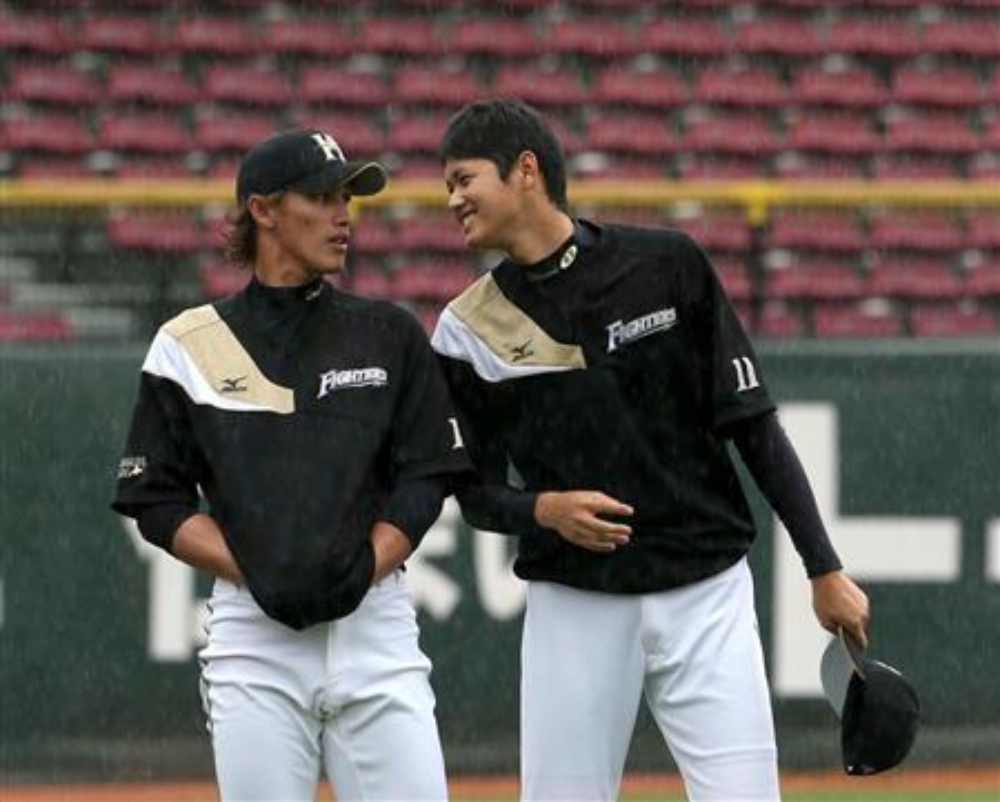 陽岱鋼跟大谷翔平好交情。（圖／NOWnews資料照）