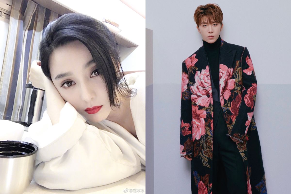  ▲范冰冰（左）私生子傳聞不斷，范丞丞怒提告。（圖／翻攝微博）