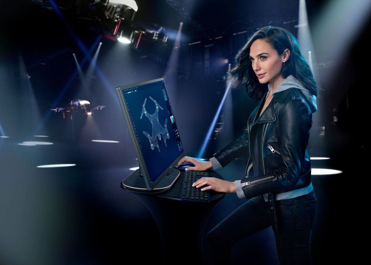 ▲由Gal Gadot擔任華碩Zen AiO 27 All-in-One電腦代言人，產品即日起正式上市。（圖／華碩提供）