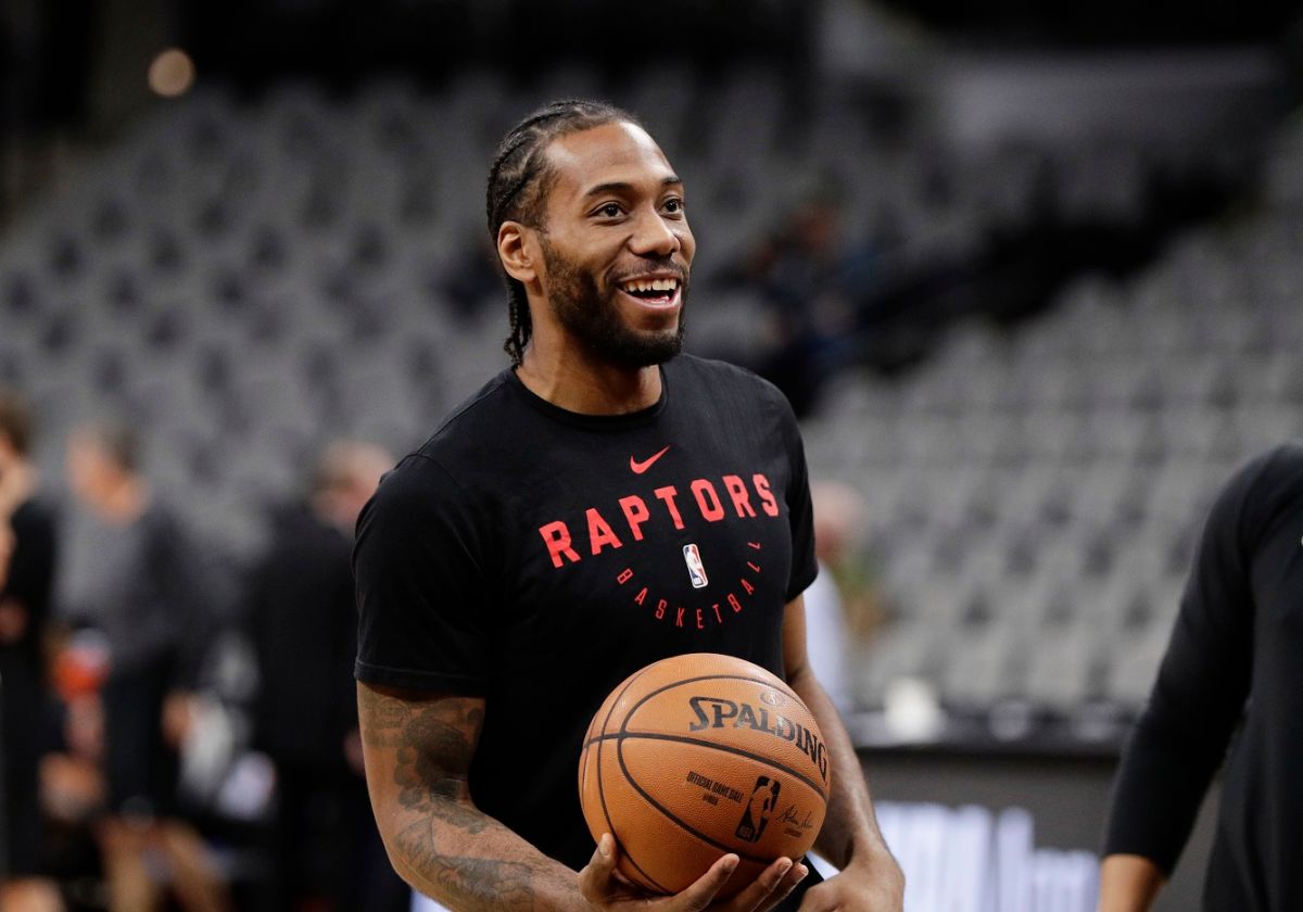 暴龍球星Kawhi Leonard。（圖／美聯社／達志影像）