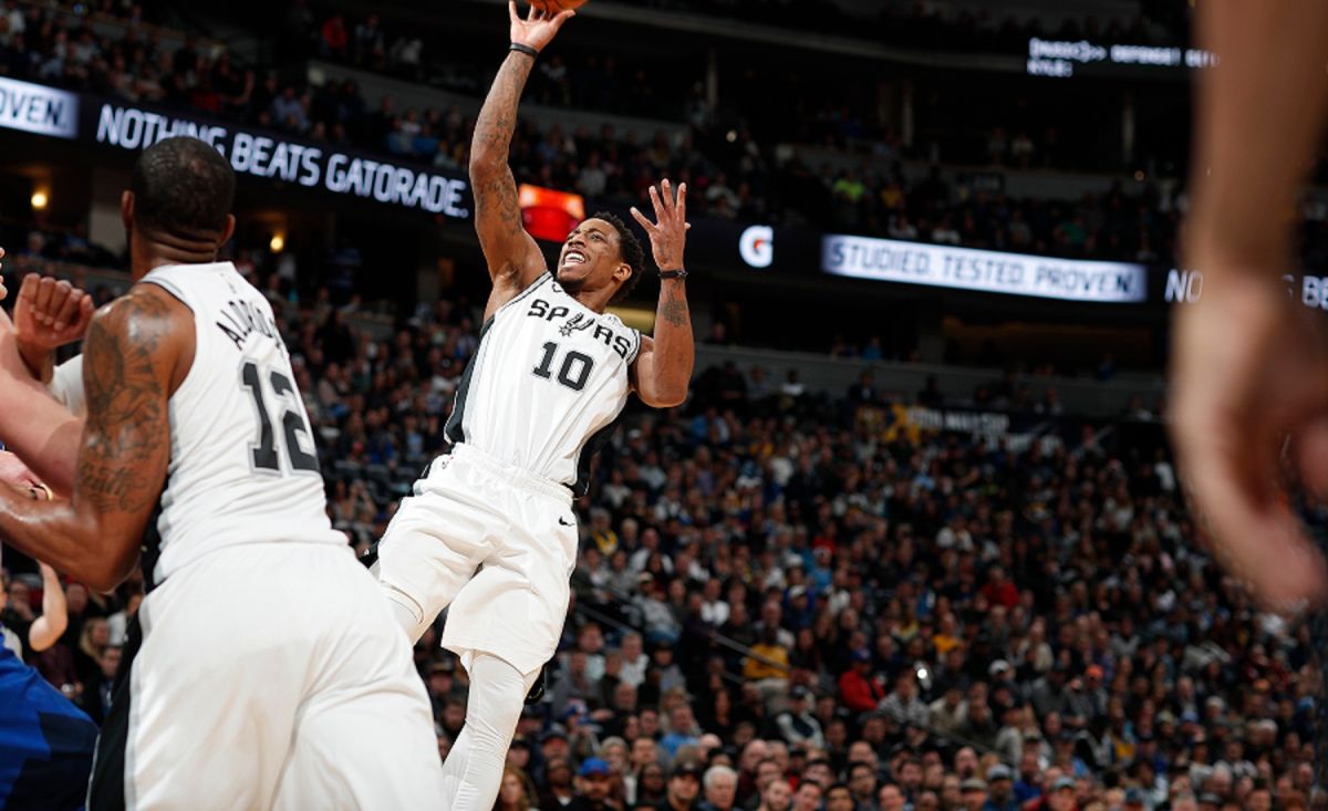 馬刺球星DeMar DeRozan。（圖／美聯社／達志影像）