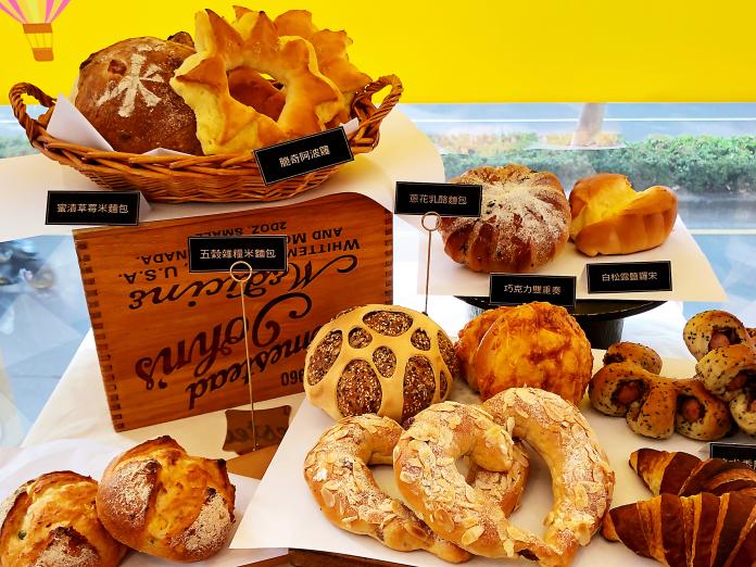 ▲帕莎蒂娜烘焙坊四大升級重新開幕，推出6款全新口味麵包。（圖／記者陳美嘉攝, 2019.01.04）