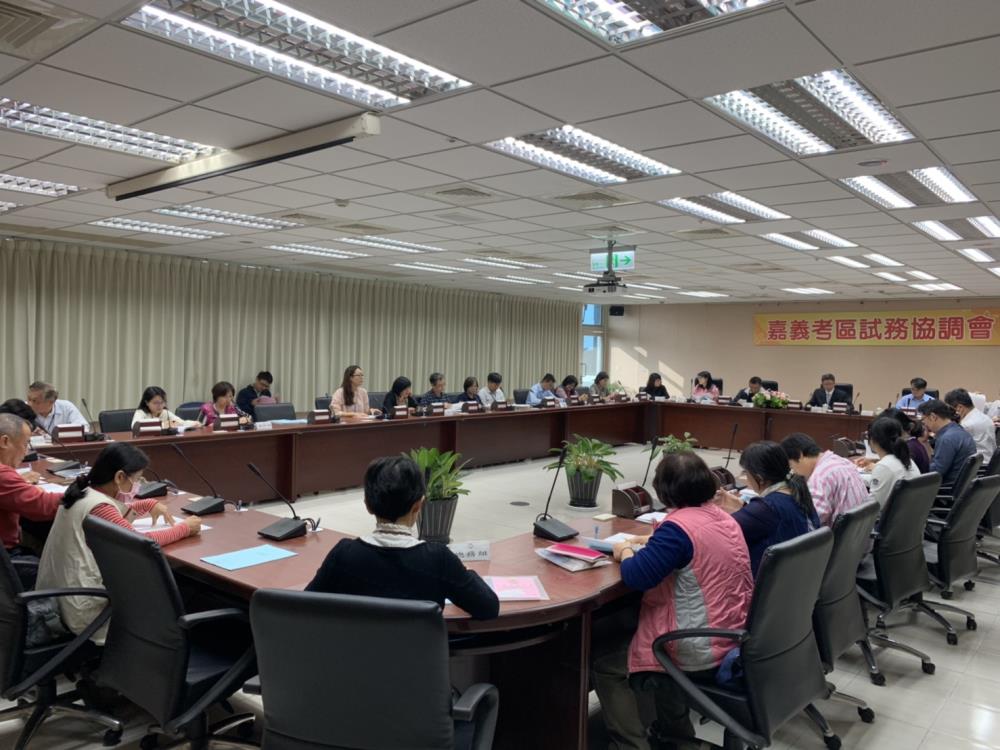 考試試務流程相當嚴謹，以昭公信。〔圖／嘉市府提供2019.01.05〕