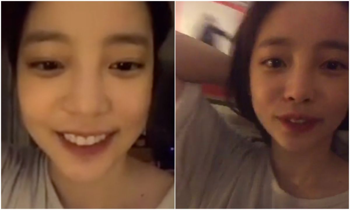 ▲具荷拉開直播透露剛出院。（圖／具荷拉IG）