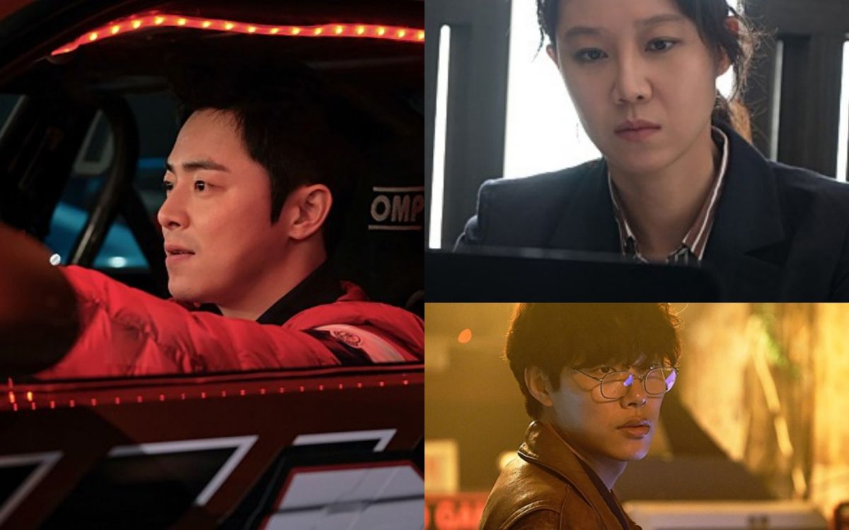 ▲孔曉振（右上）跟柳俊烈聯手抓肇事逃逸的曹政奭。（圖／車庫娛樂）