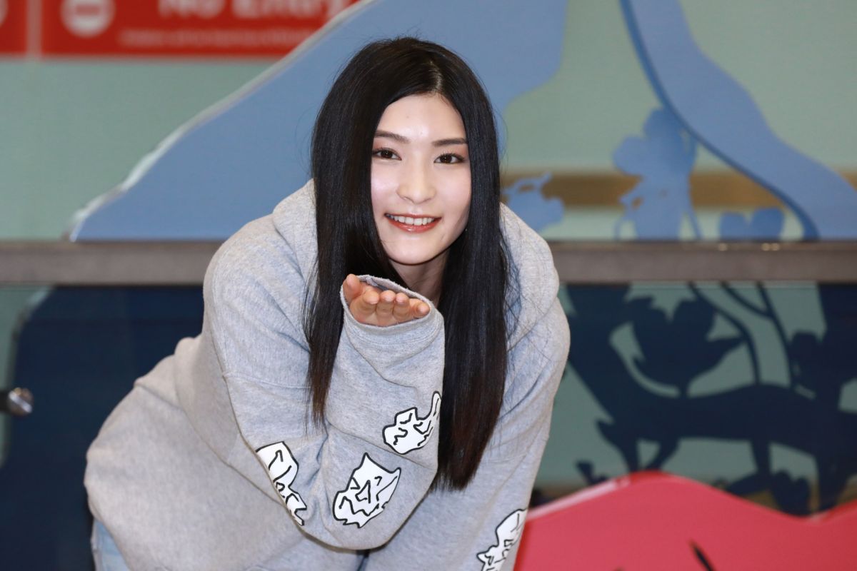 ▲AV女優本庄鈴訪台。（圖／記者林柏年攝）