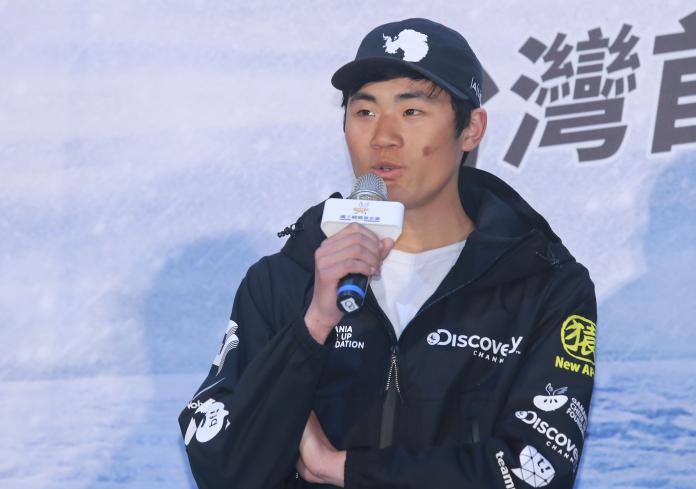 ▲橘子南極長征隊成功返國，隊員吳昇儒。（圖／記者葉政勳攝 , 2019.01.08）