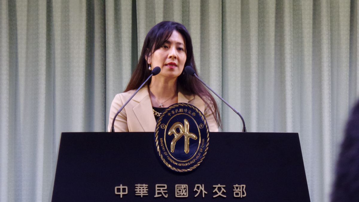 ▲白宮國安會發言人馬吉斯支持我國民主自由、堅決反對中國威脅臺灣，外交部副發言人歐江安表示由衷感謝。（圖／記者呂炯昌攝, 2019.1.8）