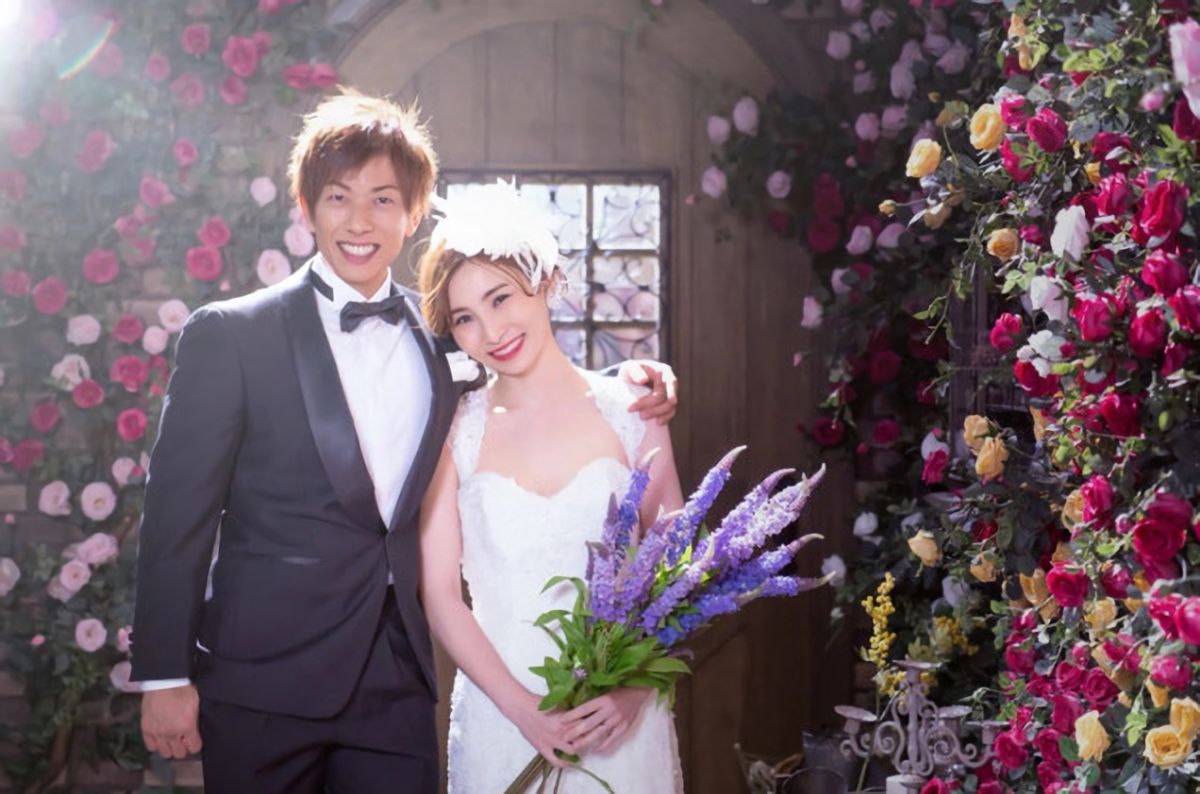 ▲伊藤春香（右）曝光與清水健婚紗照。（圖／伊藤春香部落格）