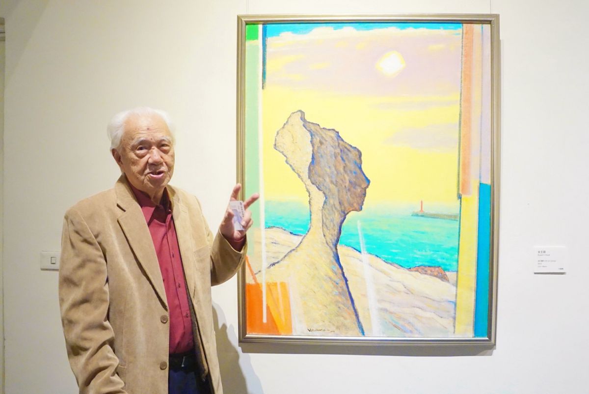 ▲客籍藝術家何肇衢整理超過一甲子的創作，在新竹縣文化局辦理「豐采•頌歌」邀請展。（圖／新竹縣政府提供，2019.01.09）