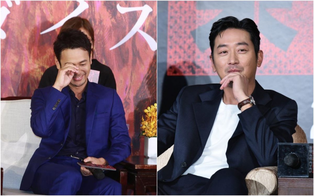 ▲妻夫木聰（左）說河正宇都不加他的Line。（圖／資料照）