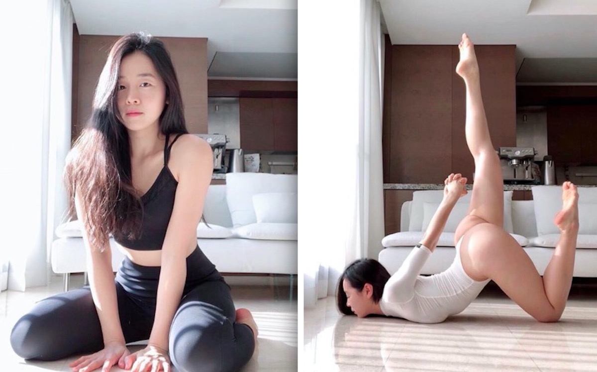 ▲近日有鄉民在 PTT 表特版分享一系列「正妹練瑜珈」的照片，令許多人看了直呼「太讚了！」（圖／翻攝自 sanga_yogini IG）
