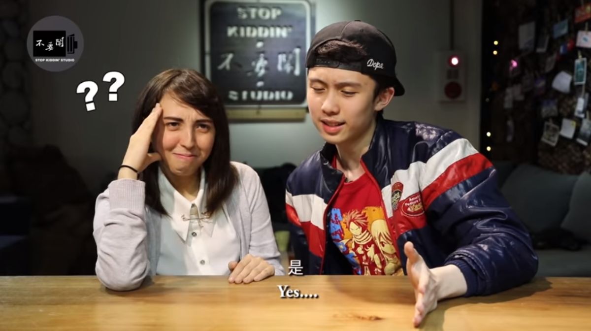 ▲孫安佐（右）專訪影片曝光。（圖／不要鬧YouTube）