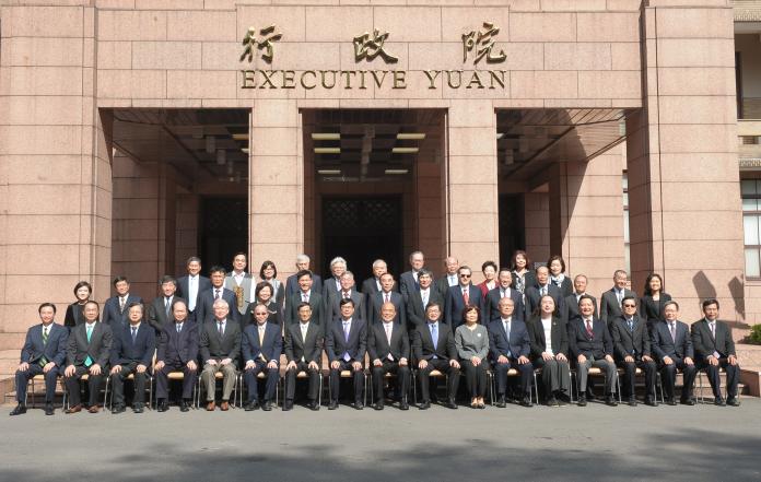 院會後行政院閣揆大合照(圖/行政院提供,2019,01,14)