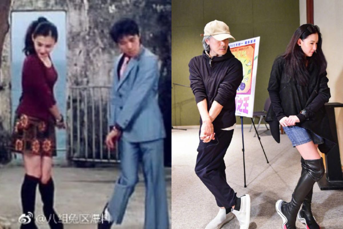  ▲張柏芝與周星馳相隔20年再度合作《新喜劇之王》。（圖／翻攝微博）