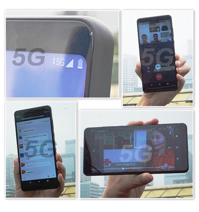 ▲廣東聯通(大陸手機通訊商)宣佈，打通了全球第一個5G手機外場通話（FirstCall），令人期待未來的商用。 (圖 / 翻攝自網路)