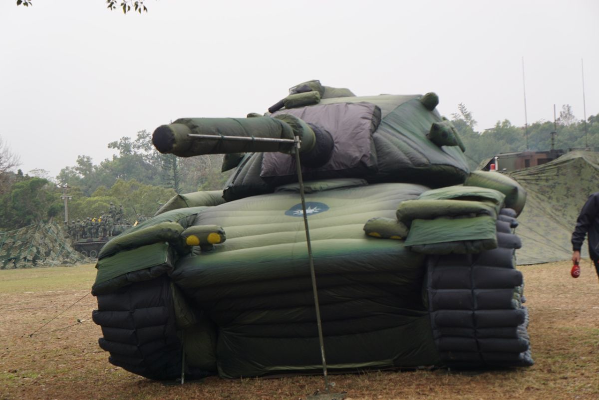 ▲許多台中民眾在睡夢中聽見「戰車」演練聲響。圖為示意圖非本次演練戰車。（示意圖／記者呂炯昌攝, 2019.1.17）