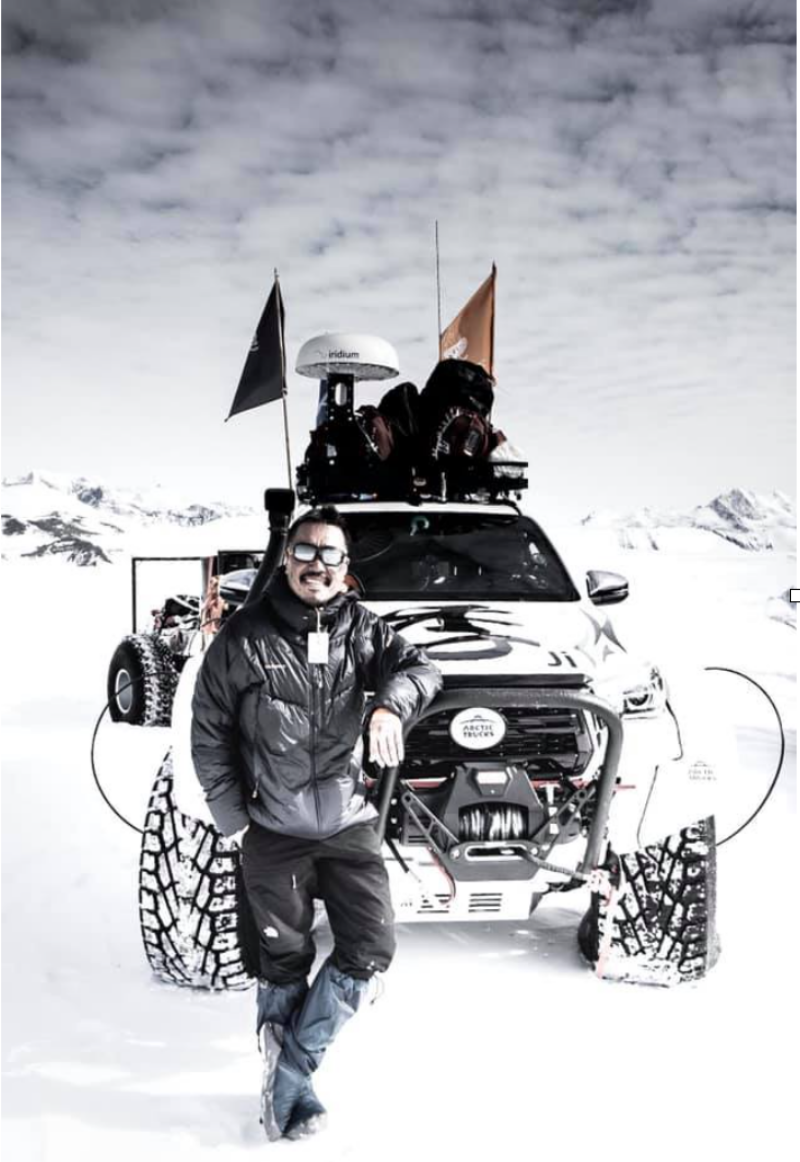 ▲南極冰原最猛的移動城堡-四季號。（圖／劉柏園提供）