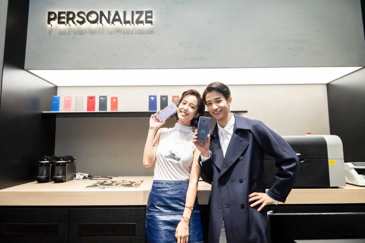 ▲陳庭妮、劉以豪出席活動。（圖／三星提供）