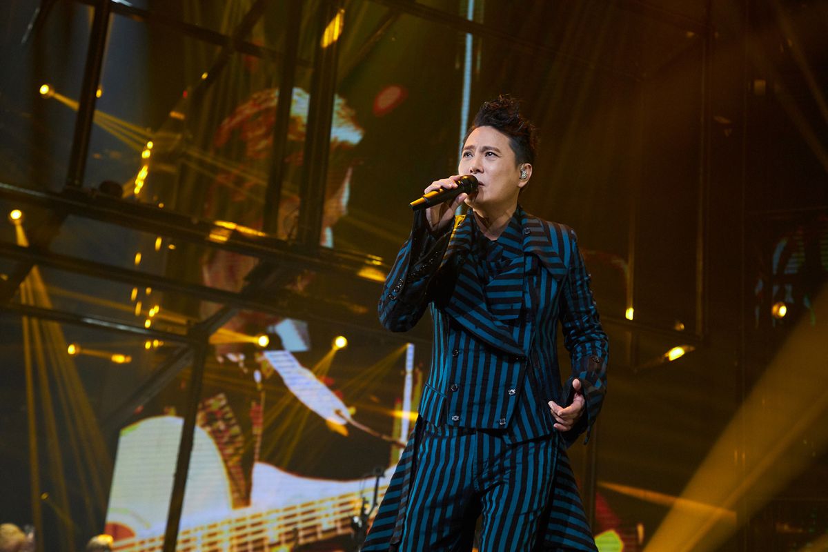 ▲張信哲為演唱會厲行忌口，看到美食也毫不動搖。（圖／潮水音樂提供）
