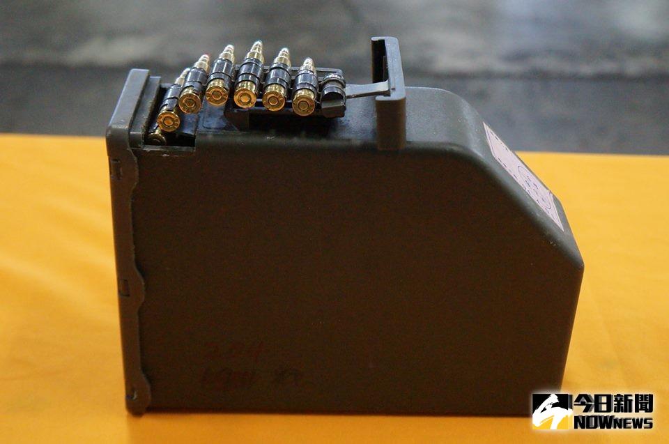 ▲國軍步槍使用5.56公厘口徑子彈。（圖／記者呂炯昌攝）