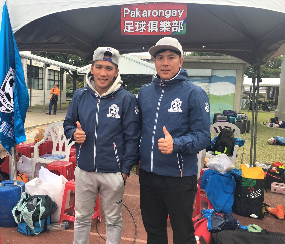 ▲新北Pakarongay教練李賢忠(右)、陳誠。（圖／鍾東穎攝,2019.01.24）