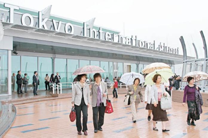 日本羽田機場查獲陸客攜帶非洲豬瘟呈陽性反應的食品。（圖／翻攝網路）