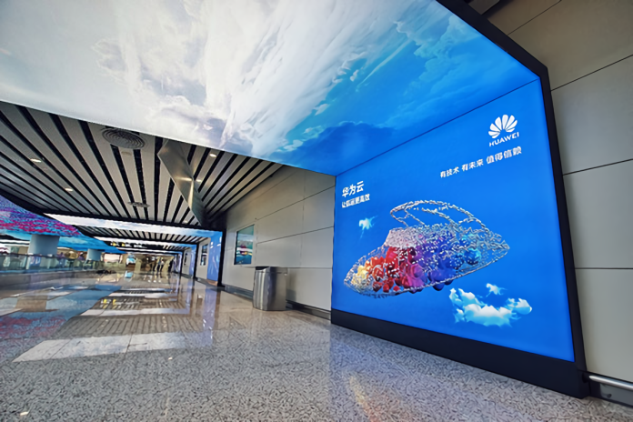 ▲廣州白雲機場24日起，已開通5G通訊，是中國大陸第一個開通5G服務的機場。 (圖 / 翻攝自網路)