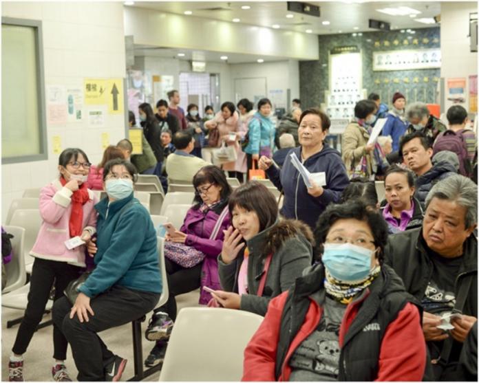 香港冬季流感肆虐，至今已奪81命，醫院急診室人滿為患。（圖／翻攝網路）