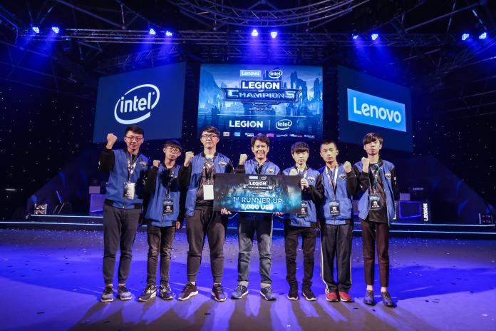 ▲台灣隊「Diamond」獲得Lenovo與Intel共同舉辦的「Legion菁英賽」亞軍。（圖／廠商提供）