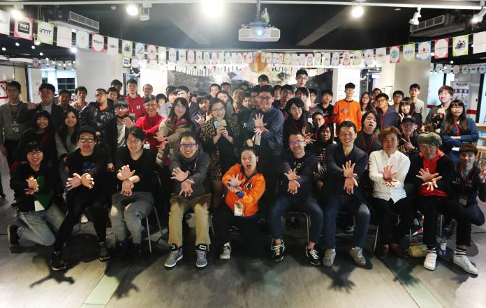 ▲GGJ高雄會場開幕式吸引7間日本企業來訪觀摩。（圖／記者蔡佳宏翻攝,2019.01.28）
