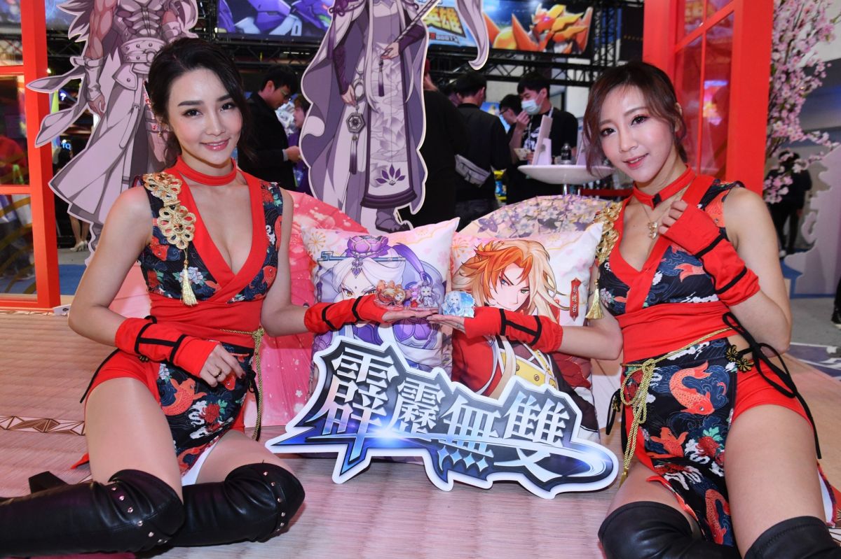 霹靂無雙在這次電玩展以日系動漫風格吸睛。（圖／林柏年攝）