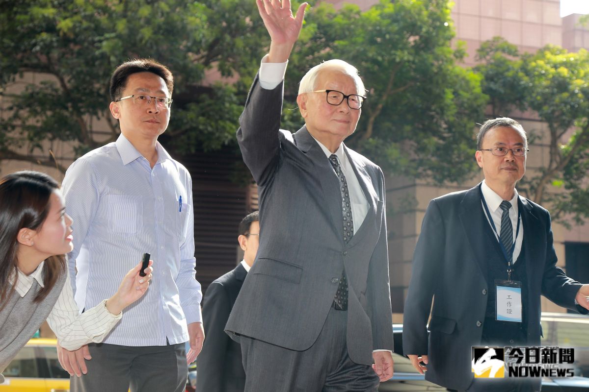 ▲台積電創辦人張忠謀出席江丙坤追思會。（圖／記者葉政勳攝 , 2019.01.30）