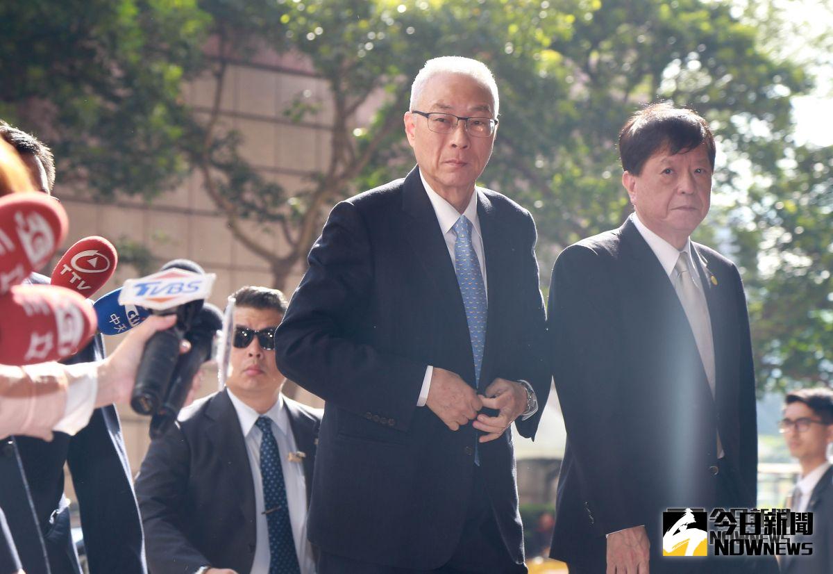 ▲國民黨黨主席吳敦義出席江丙坤追思會。（圖／記者葉政勳攝 , 2019.01.30）