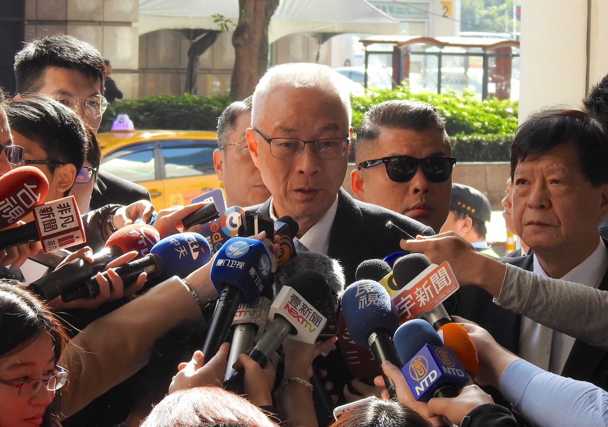 前副總統吳敦義30日出席前海基會董事長江丙坤追思會。（圖／記者葉滕騏攝,2019.01.30）